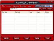 RM WMA Converter screenshot